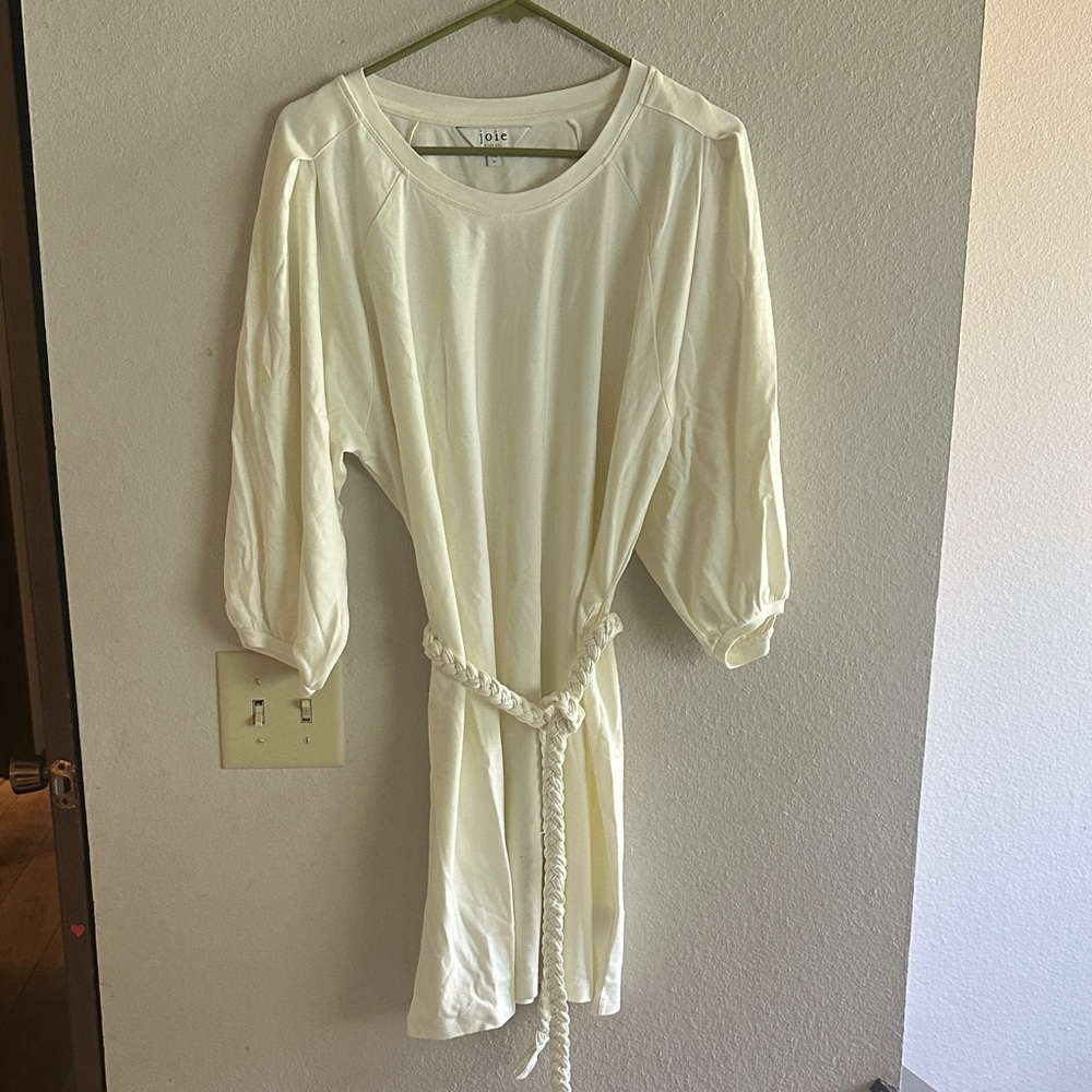Joie Cream Belted Dress